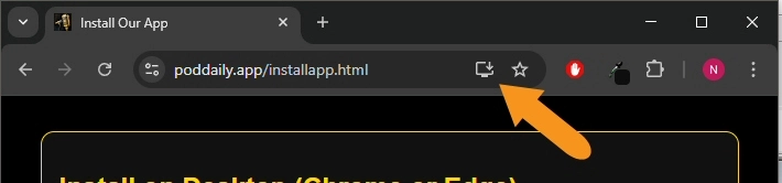 Install icon